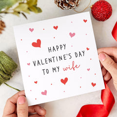 Valentine's Day Card For Wife Romantic Card For Her Thoughtfulvalentine's Day Gift For Spouse Cute And Loving Card For Your Wife