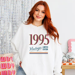 Vintage Year Jumper Retro Birthday Sweatshirt Limited Edition Gift for Him or Her 18th 21st 30th 40th 50th