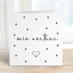 Wedding Card For A Couple Engagement Valentine's Day Card For Her Him For Boyfriend Girlfriend Wife Husband Love Cards