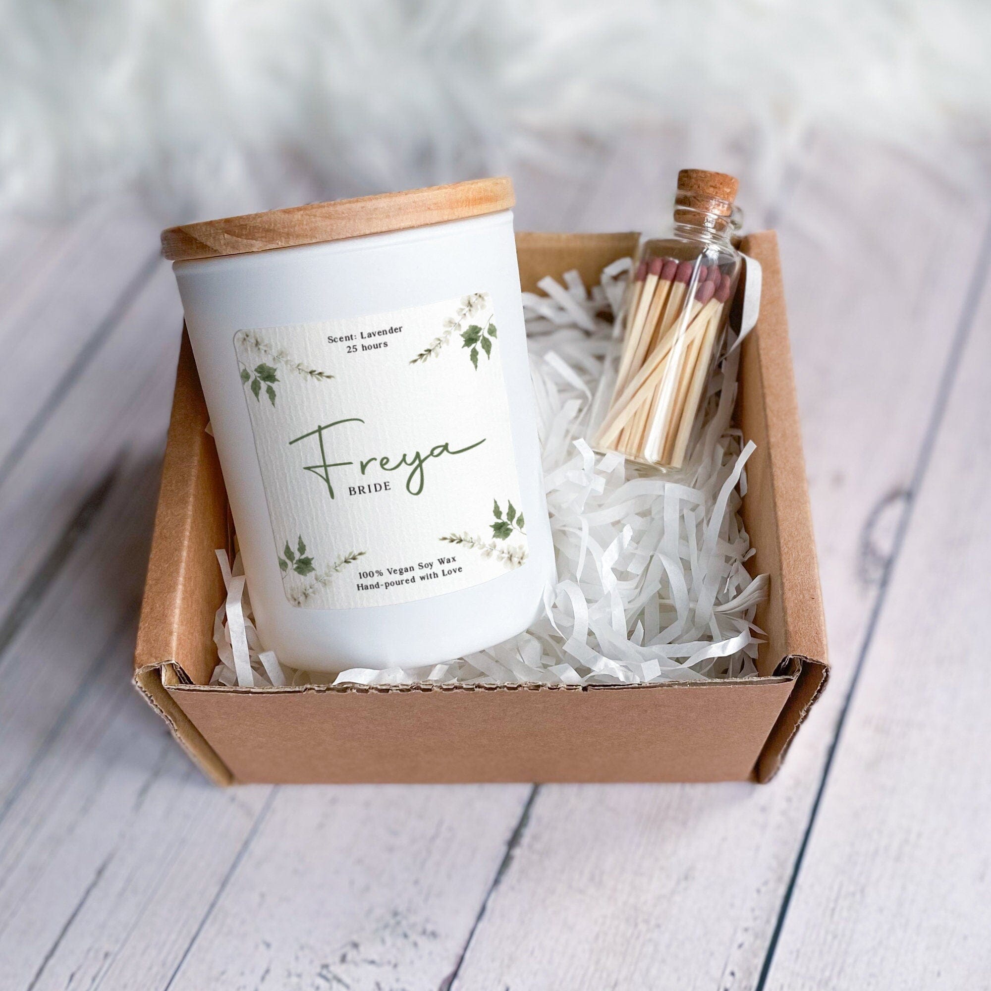 Wedding Role Candle With Name Gift For Bride Bridesmaid Maid Of Honour Mother Of The Bride