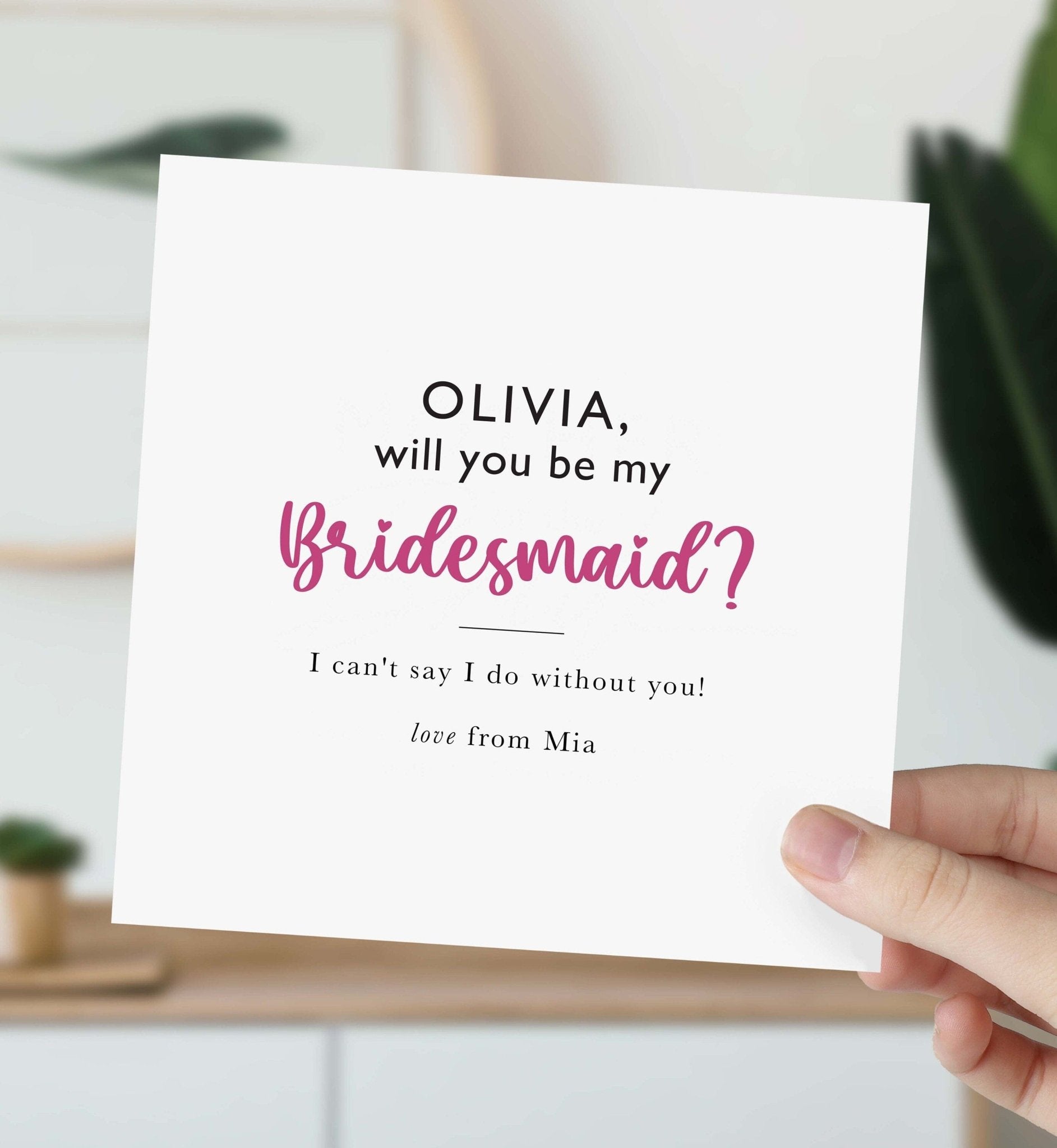 Will You Be My Bridesmaid Card Wedding Card Proposal Card For Wedding — free download
