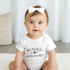 Will You Be My Godparents Baby Bodysuit, Godparents Christening Proposal