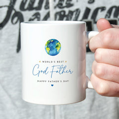 World's Best God Father Mug Father's Day Gift from Goddaughter Grandson Meaningful Present Keepsake Coffee Cup Godfather