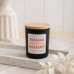 Yay Scented Candle With Your Text Personalised Graduation Gift For Her Him Well Done Proud Of You Congratulations