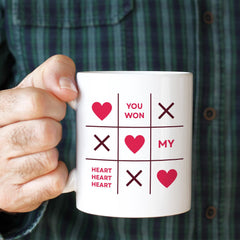 You Won My Heart Mug – Gift for Valentine’s Day or Romantic Anniversary