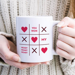 You Won My Heart Mug – Gift for Valentine’s Day or Romantic Anniversary