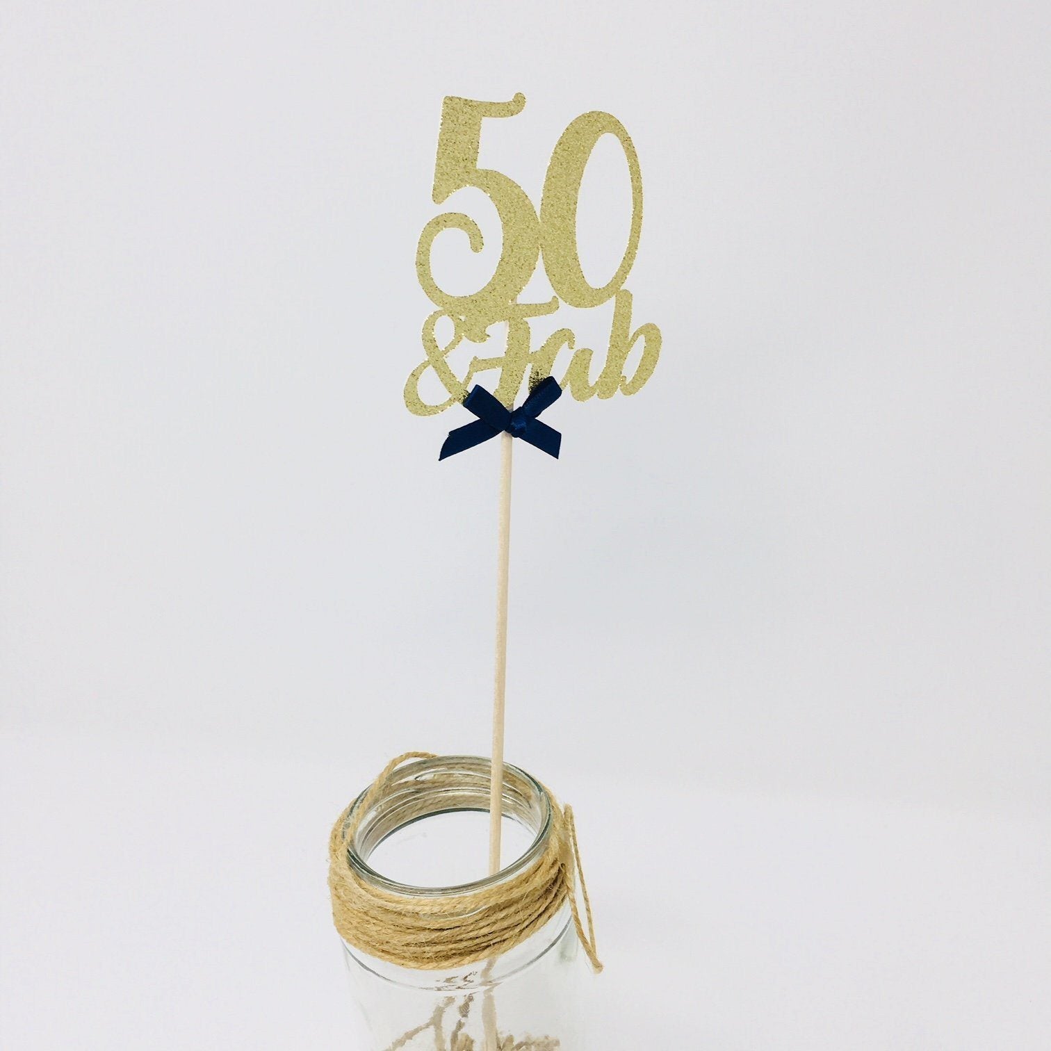 50 And Fab Centerpiece Set of 3