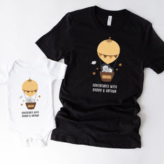 Adventures With Daddy And Son Or Daughter T-Shirt, Father'S Day Dad'S Birthday Gift, Matching Dad Baby Outfit