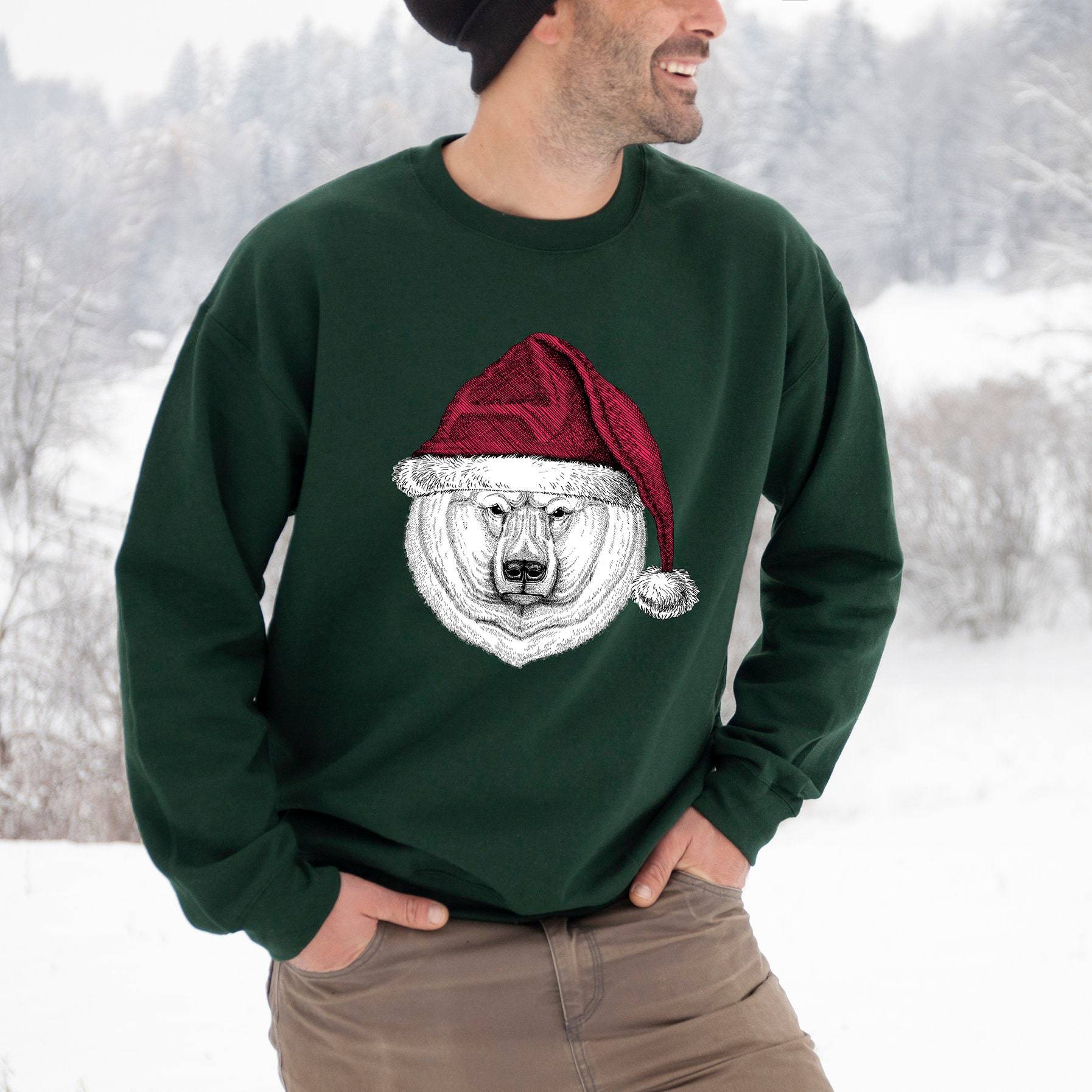 Animals with Santa hat Christmas jumper, Men or Women Christmas jumpers