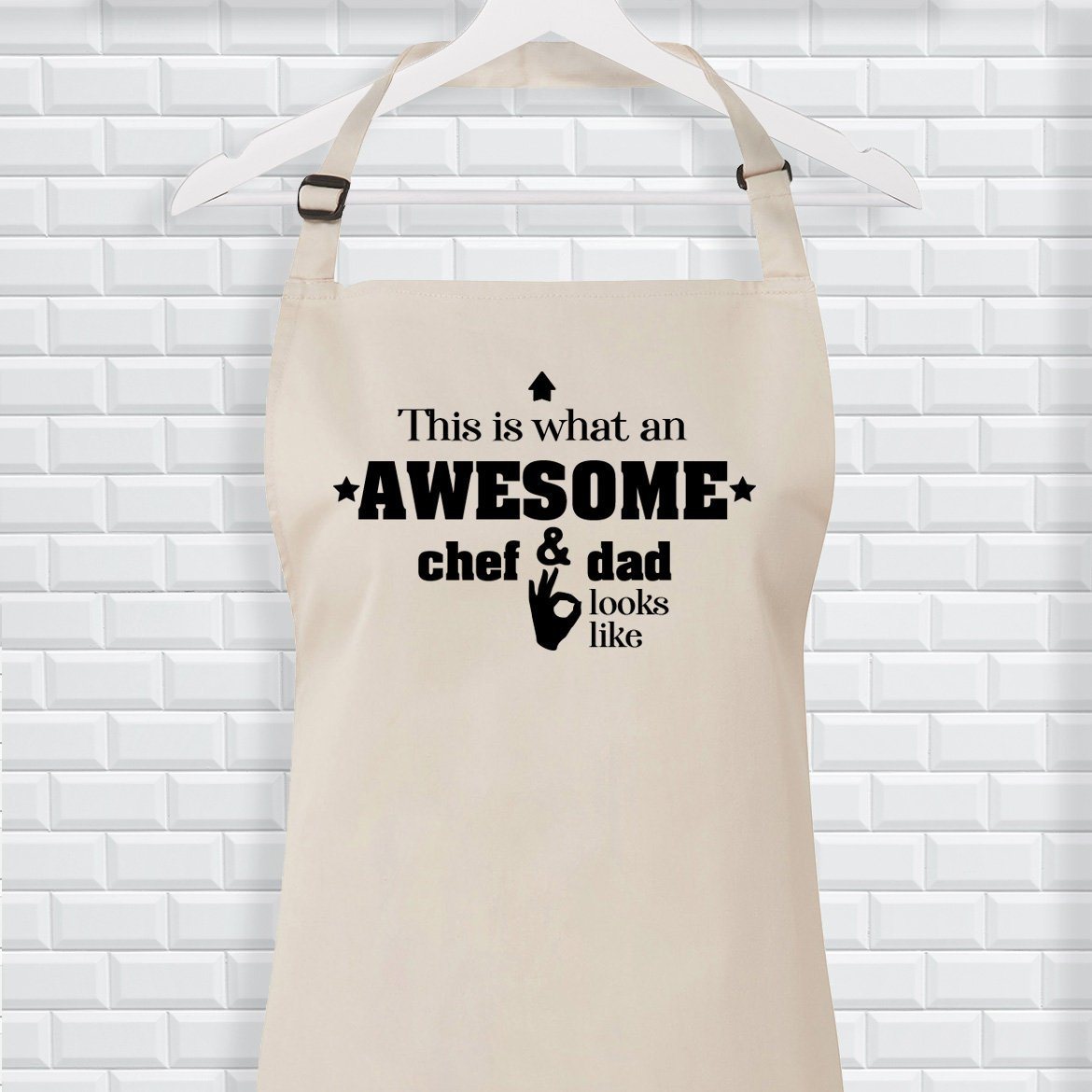 Apron for dads,This is what an awesome chef and dad looks like apron,Father's Day gift