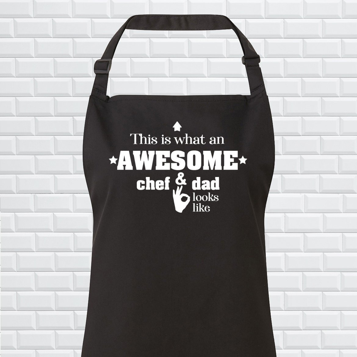 Apron for dads,This is what an awesome chef and dad looks like apron,Father's Day gift