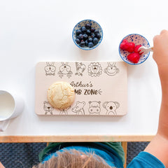 Baby Birth Gift, Personalised Breakfast Board, Christmas Gift For Kids, Birthday Christening Baptism Gift