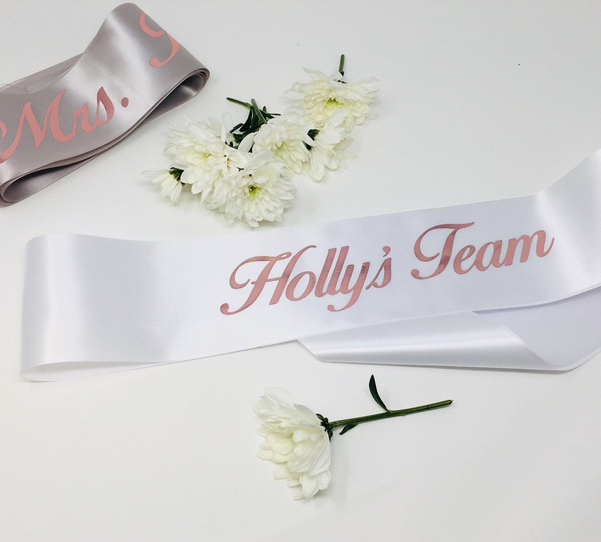 Bachelorette Sash Bride Team Bridal Sash