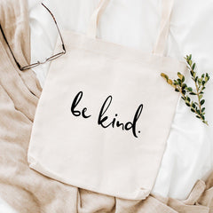 Be kind tote bag, Positivity- Kindness- Anti-Bullying shopping bag, Vegan gift