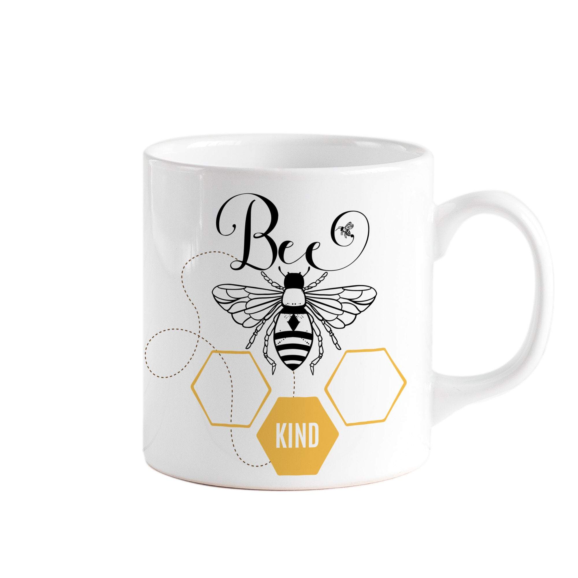 Bee kind mug, Be kind gift for her, him, colleague, employee. Positivity- Kindness- Anti-Bullying gift, Vegan gift
