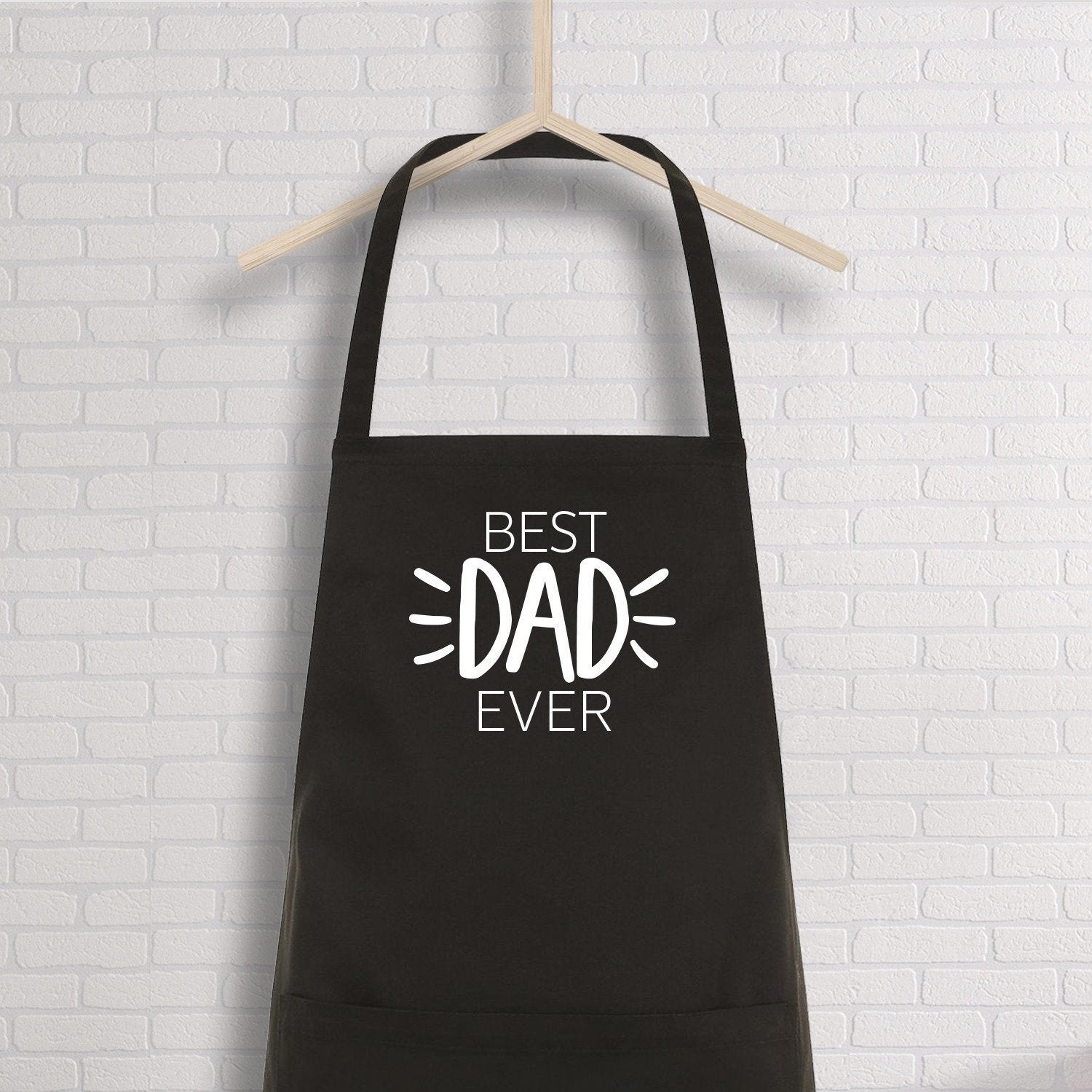 Best Dad Ever Apron, Chef Dad, Bbq Apron For Daddy, Father's Day, Gift For Him