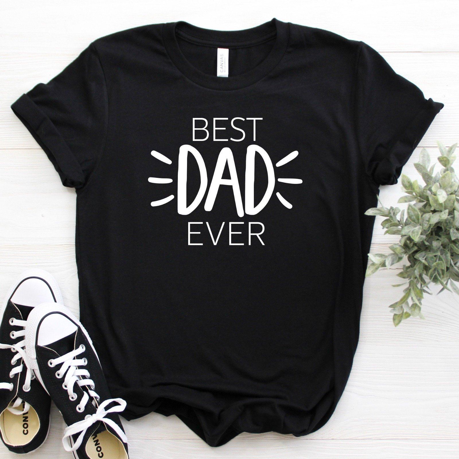 Best Dad Ever T-Shirt, Fathers Day Gift, Gift For Daddy, Pregnancy Announcement