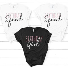 Birthday Girl And Squad T-Shirt For Birthday Decoration