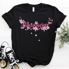 Blossom t-shirt, Gift for women, Spring tshirt, Nature Tee, Trendy summer and spring concept, Cherry blossoming,