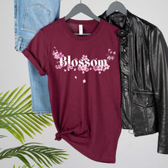 Blossom t-shirt, Gift for women, Spring tshirt, Nature Tee, Trendy summer and spring concept, Cherry blossoming,
