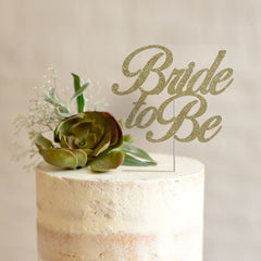 Bride To Be Cake Topper Bridal Shower Cake Decor