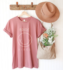 Bride vibes t-shirt, Gift for bride, Bride shirt, Bride to be shirt, Wedding tee