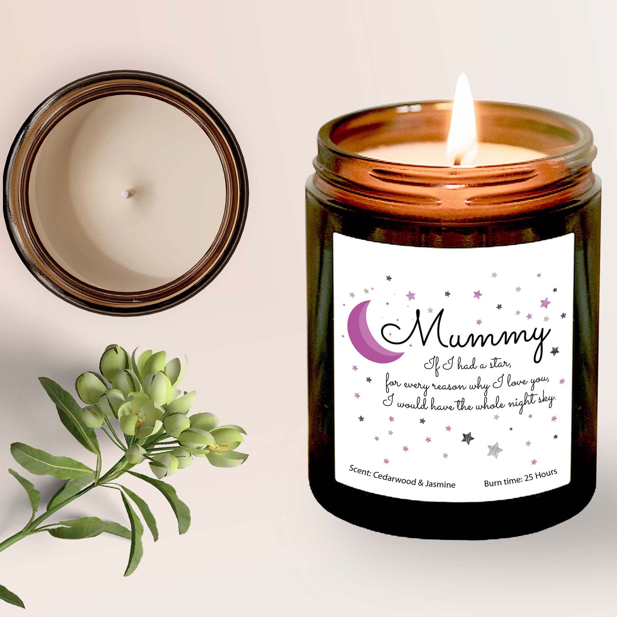 Candle for mummy, Mum's little stars, Cute Mother's Day Birthday Christmas Gift, Gift for mum