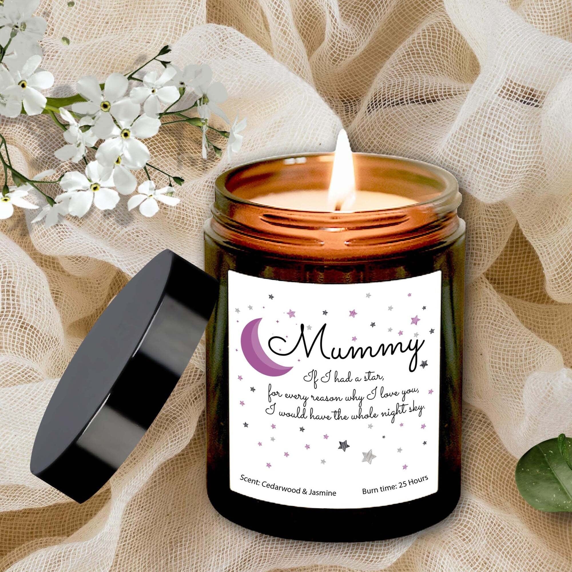 Candle for mummy, Mum's little stars, Cute Mother's Day Birthday Christmas Gift, Gift for mum