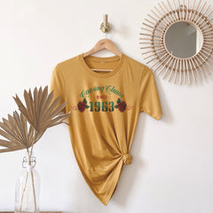 Causing chaos since year birthday t-shirt, Funny unisex birthday top