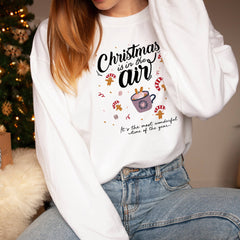 Christmas in the air Christmas jumper, Unisex Adult & Kids sizes, Christmas Shirt for Women and men