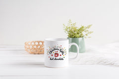 Christmas lights and hot chocolate mug, Christmas gift for her and him