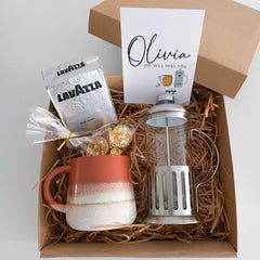 Coffee Lovers Gift Set, Christmas Birthday Valentine Gift Box for Her Him