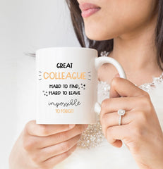 Colleague mug, Colleague far away gift for him or her , Corporate retirement gift, Company gift for employees