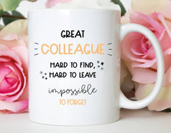 Colleague mug, Colleague far away gift for him or her , Corporate retirement gift, Company gift for employees