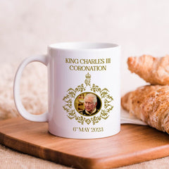 Coronation mug, HM King Charles III, God save the king, Commemorative cup Celebration gift