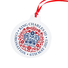 Coronation official emblem ornament, HM King Charles III gift for her him, King souvenir