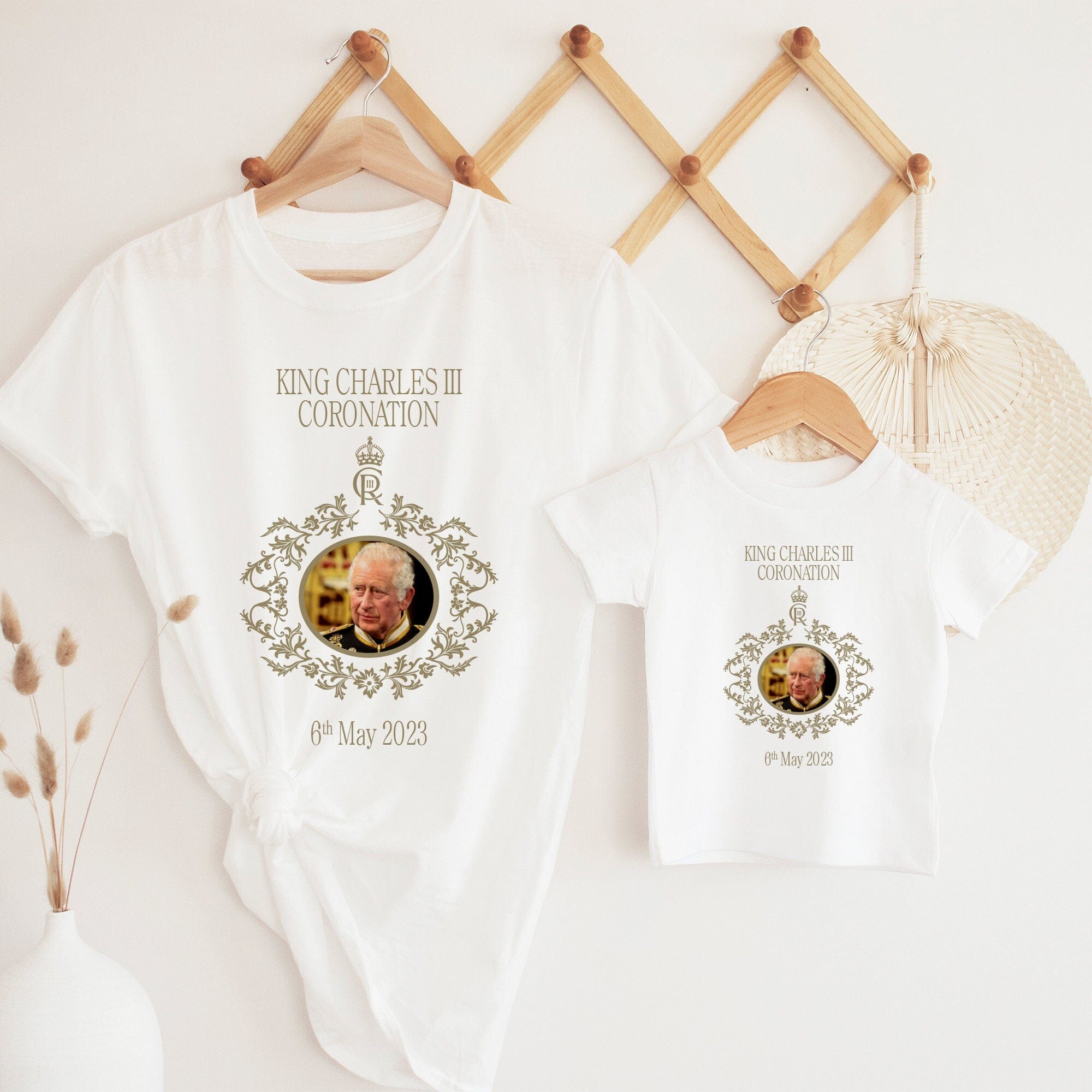 Coronation t-shirt, HM King Charles III, God save the king 6th May 2023 , Commemorative Celebration Party outfit