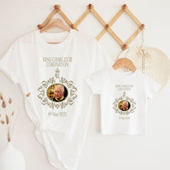 Coronation t-shirt, HM King Charles III, God save the king, Commemorative Celebration Party outfit
