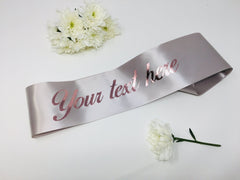 Custom Sash, Customize for Bachelorette, Birthday, Baby Shower Sash