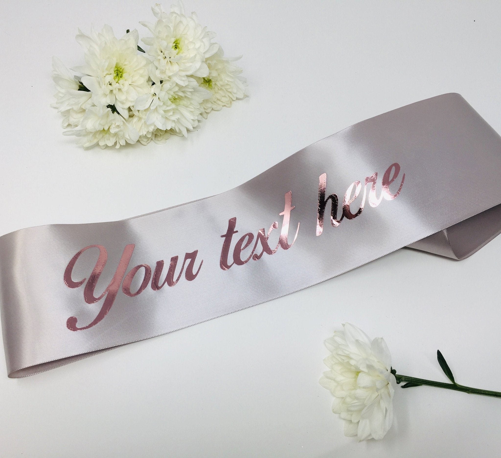 Personalised Sash for Celebrations