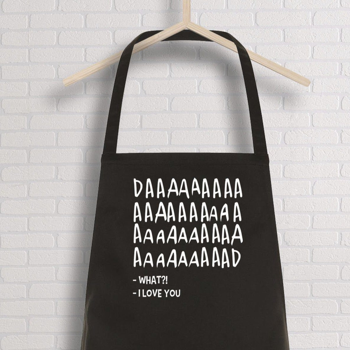 Cute Apron For Dad, I Love You Dad, Chef Dad, Father's Day Gift, Gift For Him