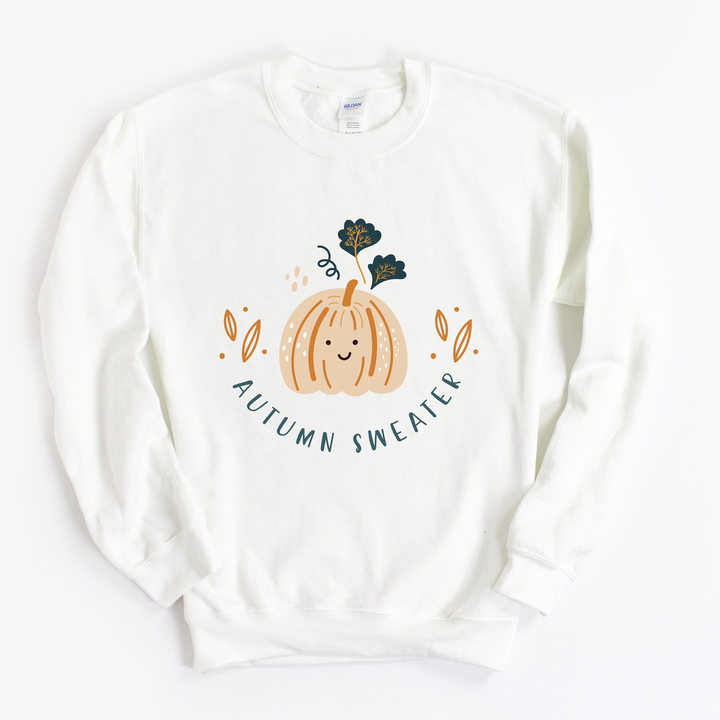 Cute autumn sweater jumper, Autumn lover birthday gift, Autumn gift for her, Autumn love