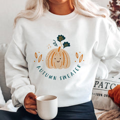 Cute autumn sweater jumper, Autumn lover birthday gift, Autumn gift for her, Autumn love