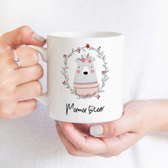 Cute Mama bear mug, Gift for mom for Christmas, New mother gift