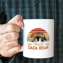 Dada Bear Mug, Gift For Dad, Father's Day Gift Papa Bear, Pregnancy Announcement