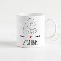 DADA bear mug, Gift for dad, Father's day present, Daddy mug, Dada Papa bear