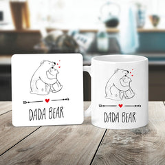 DADA bear mug, Gift for dad, Father's day present, Daddy mug, Dada Papa bear