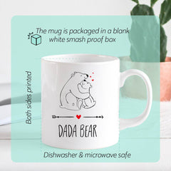DADA bear mug, Gift for dad, Father's day present, Daddy mug, Dada Papa bear