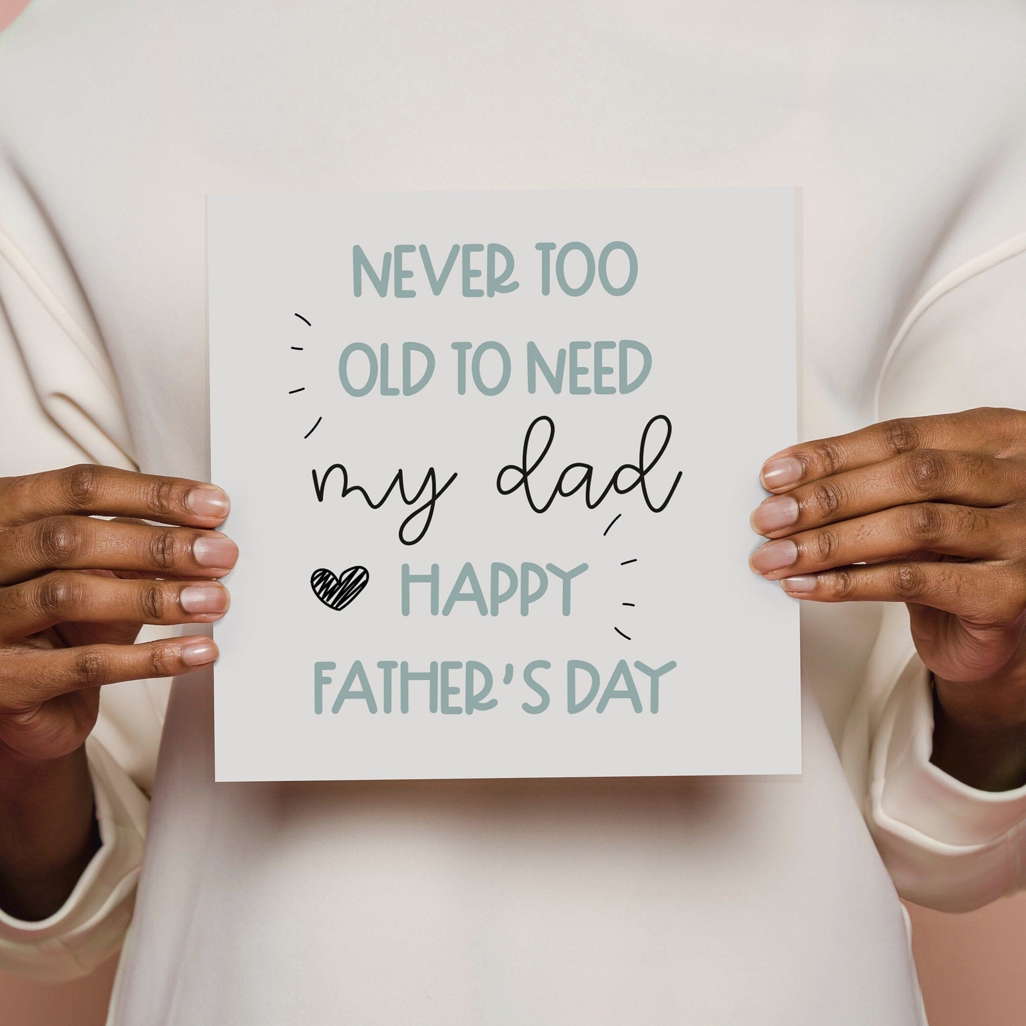 Father'S Day Card, Dad Greeting Card, First Father'S Day Gift, Daddy And Baby Child