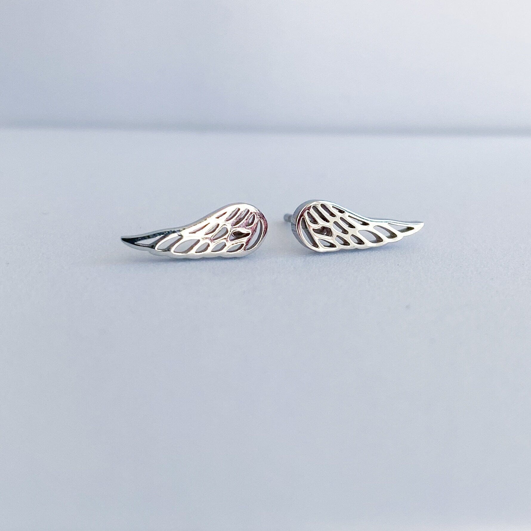 Friendship gift, Angel Wings Earrings, Birthday Christmas Gift for Best Friends, Titanium Steel Minimal Jewellery